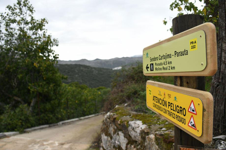 Cartajima planifica la ampliación y mejora de su red de senderos
