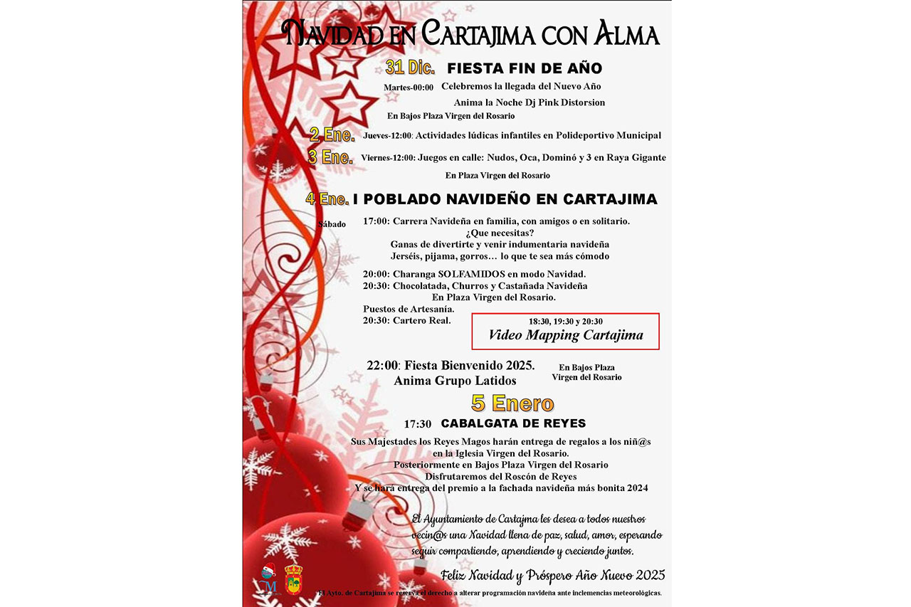 Cartajima se prepara para acoger un poblado navideño