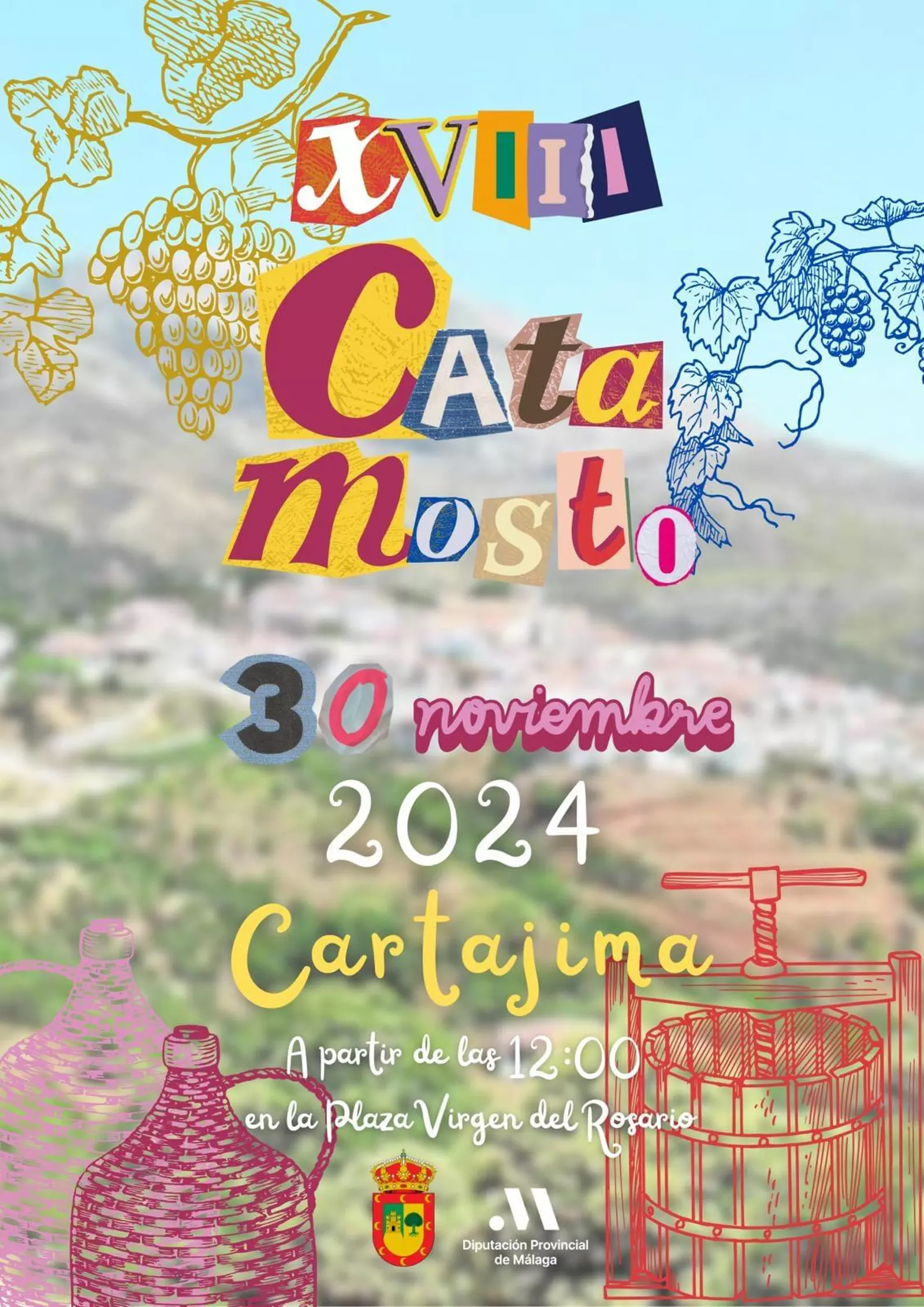 Cartajima y Atajate celebran sus particular Fiesta del Mosto este sábado en Málaga: toda la programación