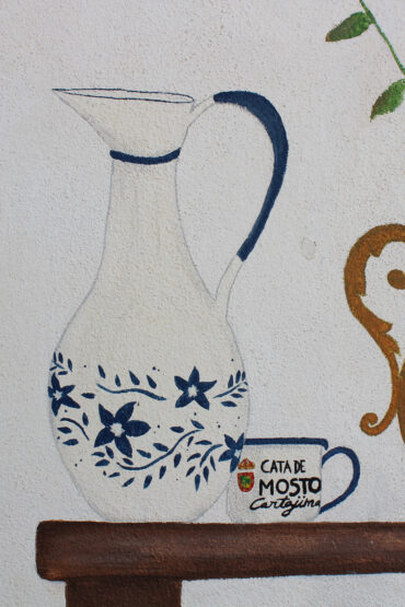 Mural de una jarra