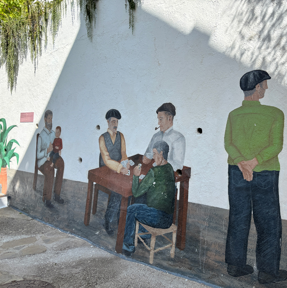 Mural Tiempo de reposo y juego