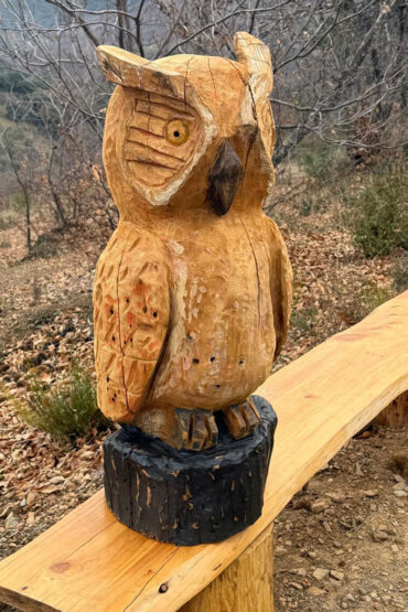 Escultura de un buho