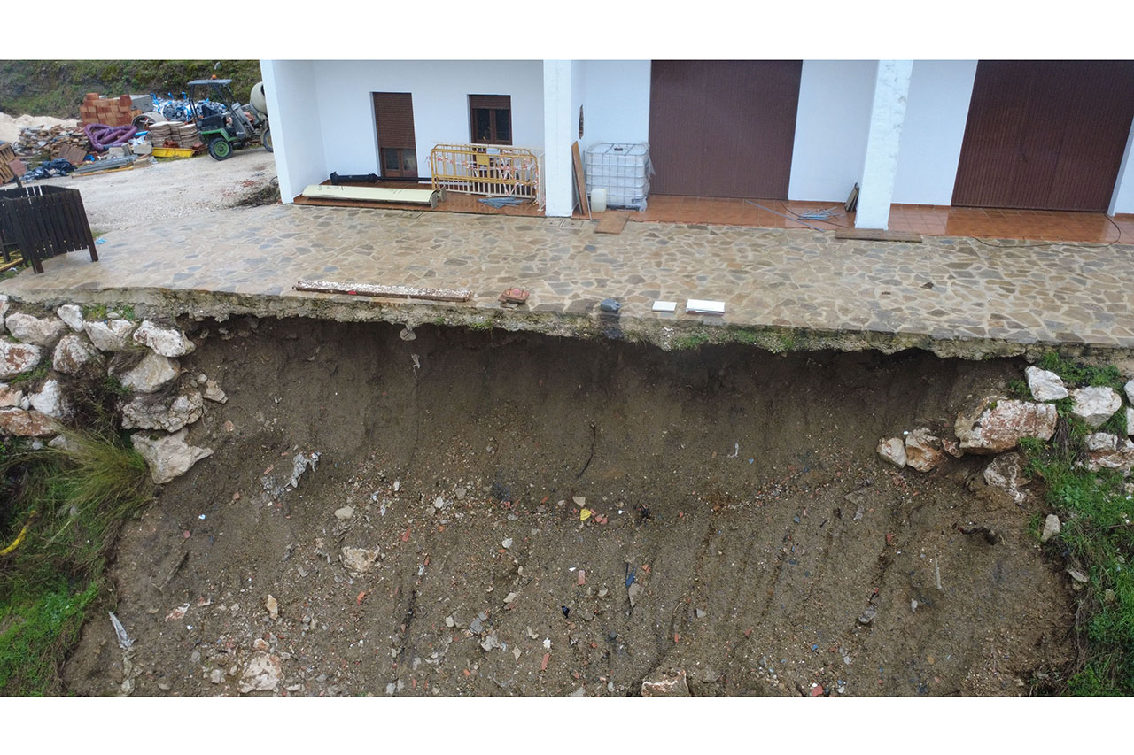 Cartajima evalúa los daños ocasionados por las fuertes lluvias