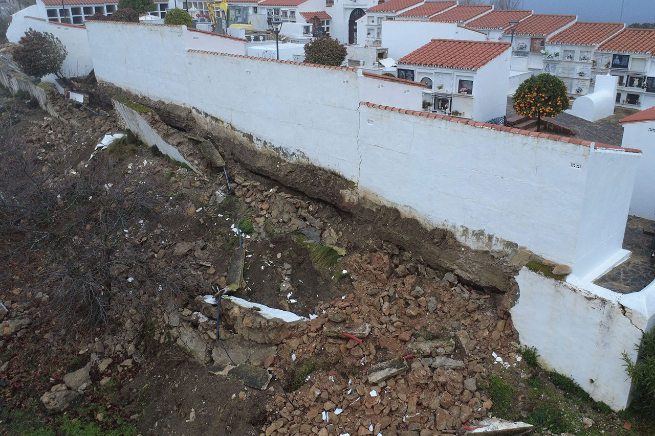 Cartajima evalúa los daños ocasionados por las fuertes lluvias