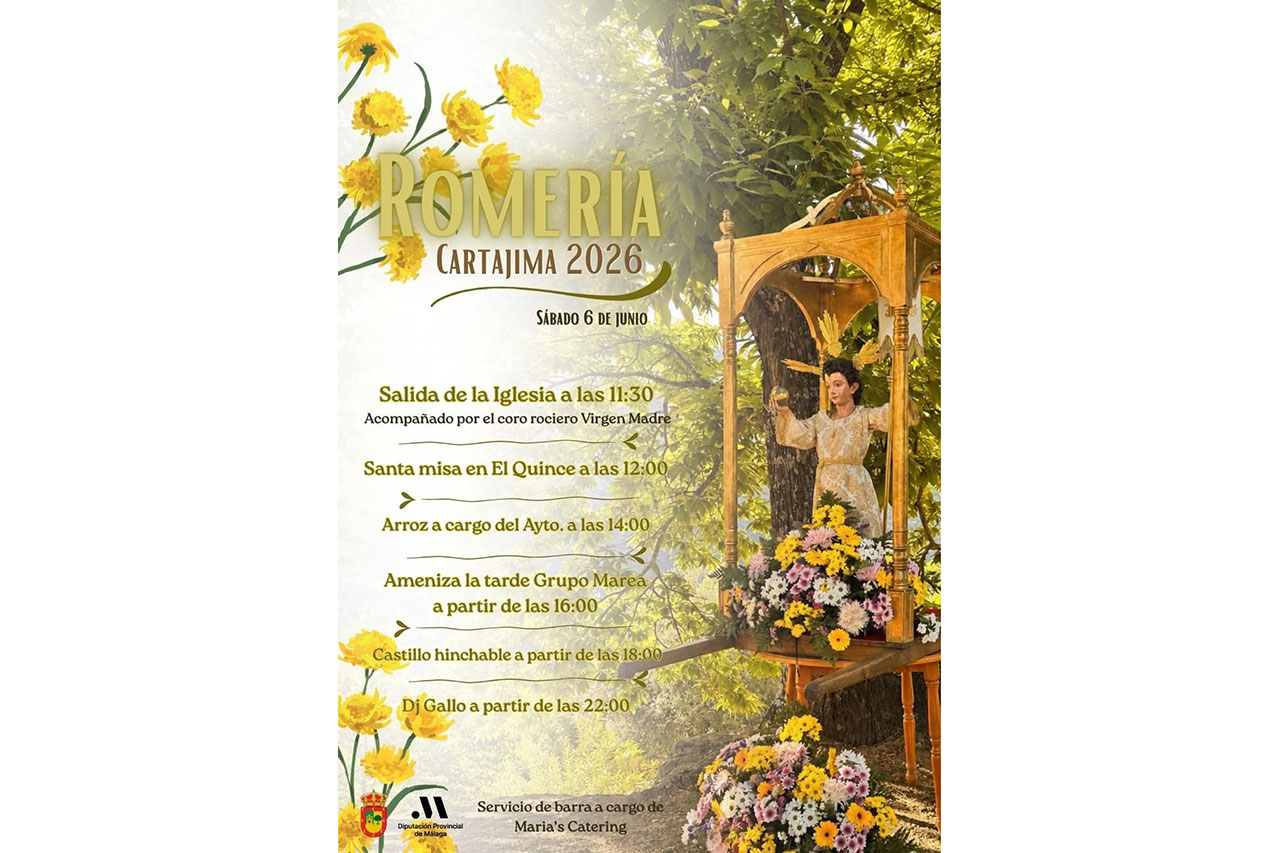 Cartajima celebrará su romería el próximo 6 de junio